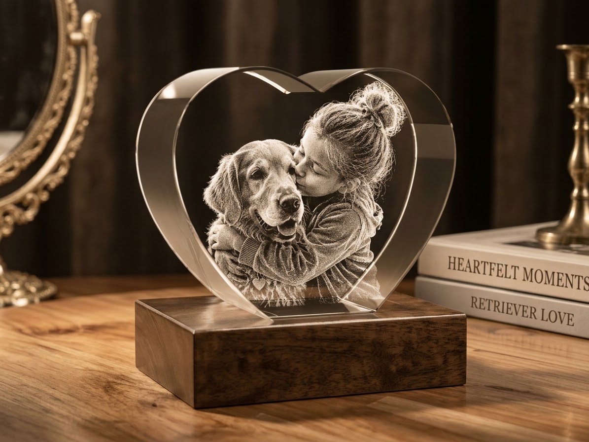 Heart 3D Crystal